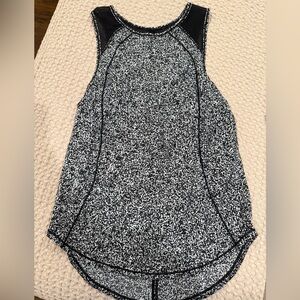Lululemon Athletica Black and White Tank Top